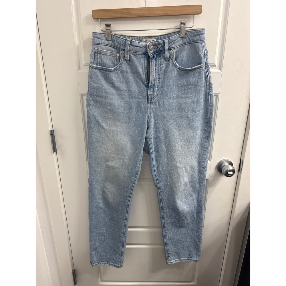 Madewell The Curvy Perfect Vintage Jean Light Wash High Rise Denim 27